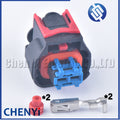2 Pin 2.8 Series 1928405521 1928A00517 fuel injector plug Auto Waterproof Electric Wire Cable Socket Connector 1928403428