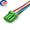 7 Pin Way Car Rearview Mirror Unsealed Socket with Wires Auto ACS Sensor Wiring Cable Connectors IL-AG5-7S-S3C1