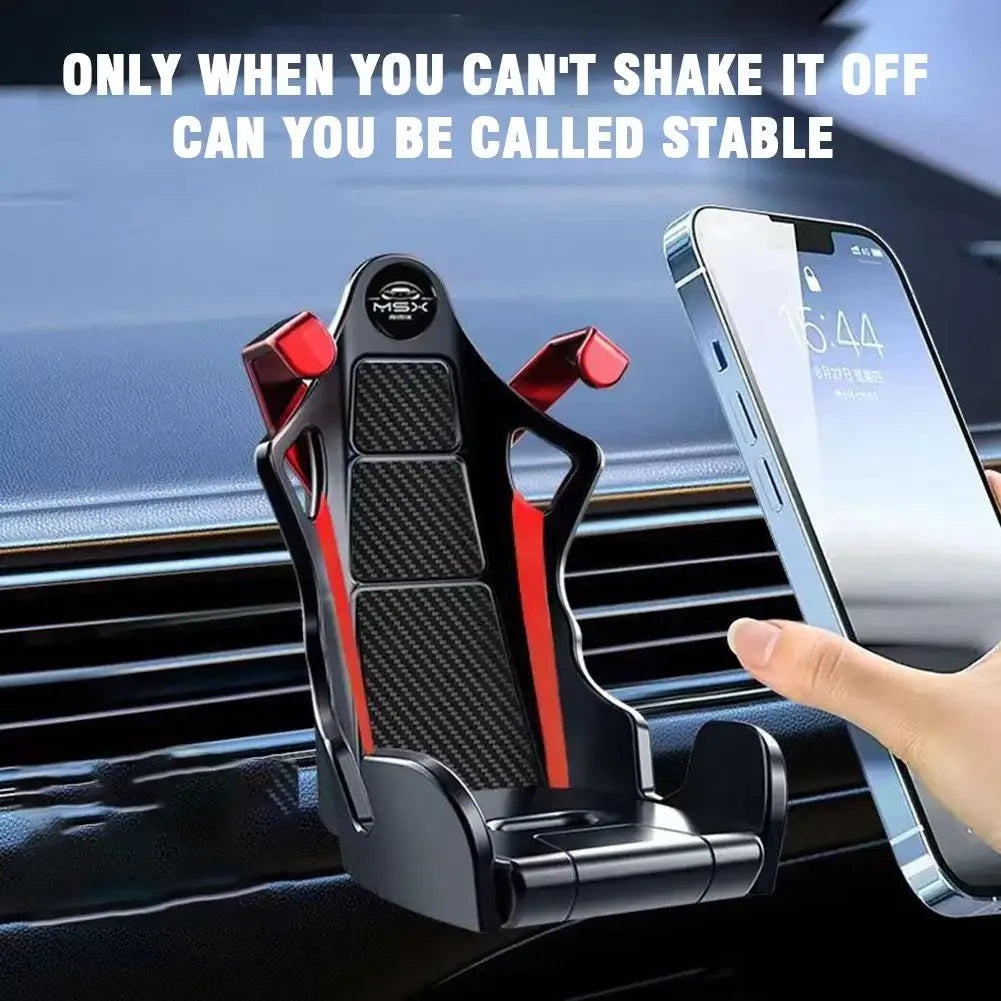 Racing Seat Car Mobile Phone Holder Stable And Shock-Resistant Car Navigation Bracket For Universal Accessories Tools