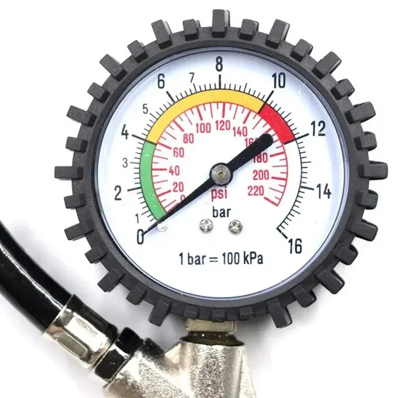 High-Precision Tire Pressure Gauge For Car Motorcycle Inflator Pumps Tire Repair Tool Pressure Gun Type For Air Compressor Amagi