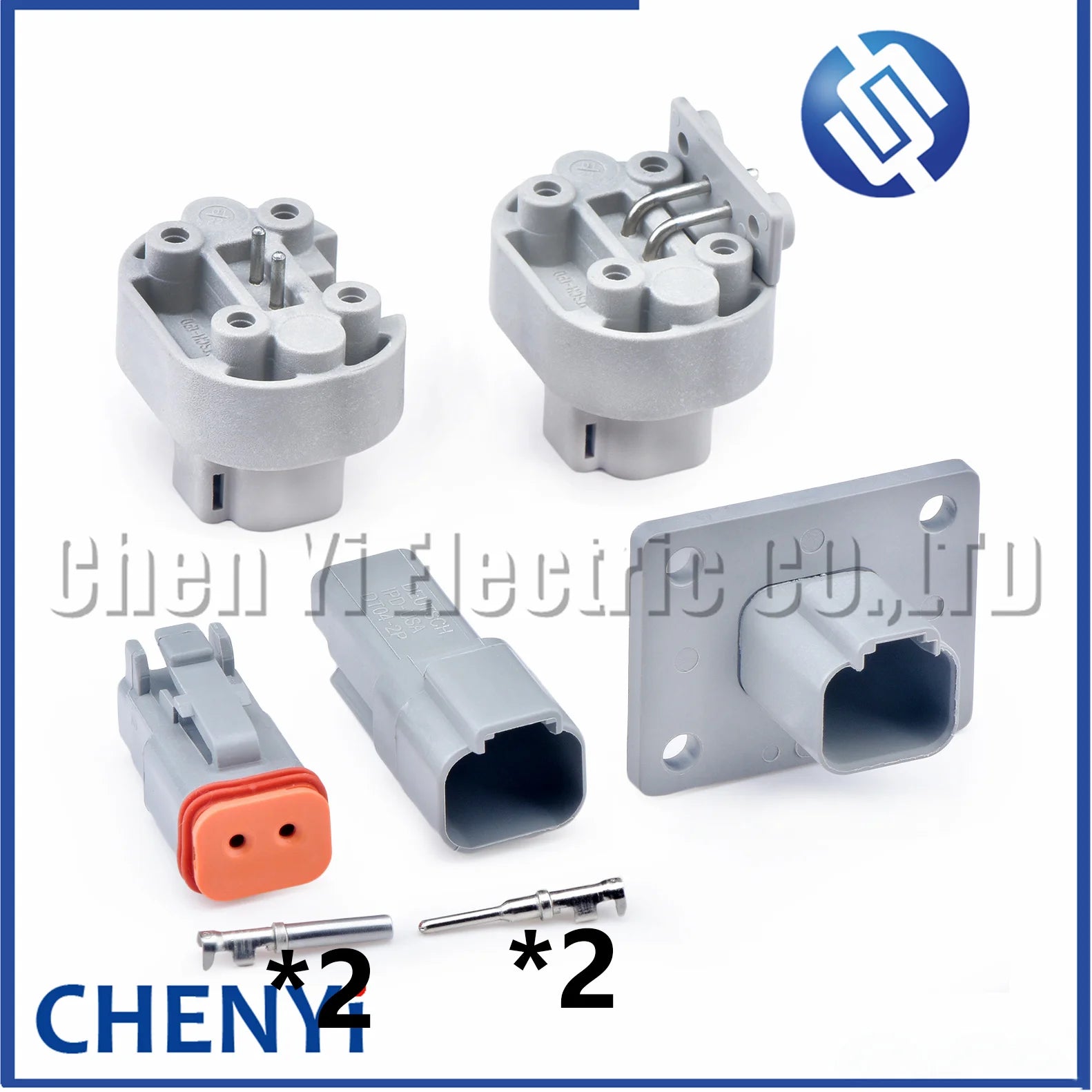 2 Pin Automotive Waterproof Connector Wire harness plug DT06-2S DT04-2P DT04-2P-L012 DT15-2P DT13-2P For Deutsch DT series