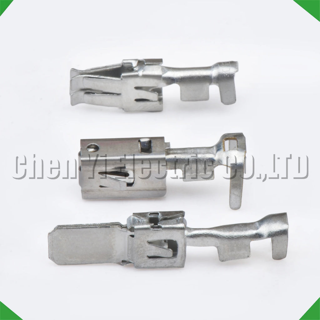 20 Pcs 6.3mm Male or Female wire Crimp Pins For 927837-1 1-968050-1 1241414-1 Sheath Au...