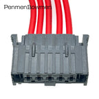 1 Set 5 Pin Car Box Heater Blower Motor Fan Resistor Housing Sheath Electrical Cable Connector Female Wire Harness Plug 95508692