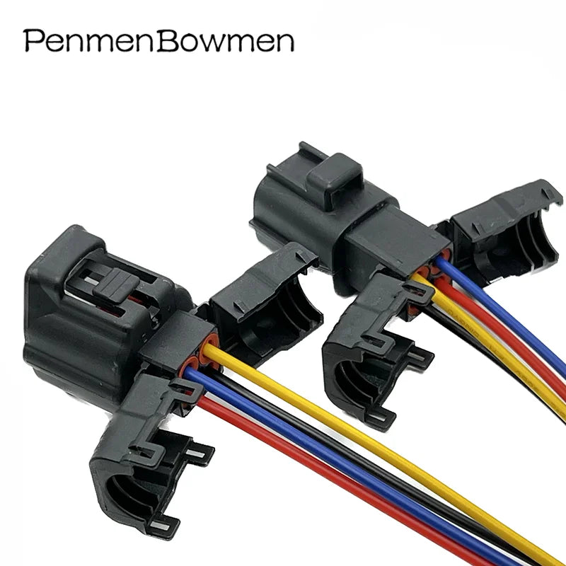 1 Set 4 Pin Car TS Rear Pedal Oxygen Plug Wiring Harness Male Female Electrical Cable Connectors for 6188-0472 6189-0685