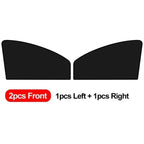 Car Side Window Sun Shades Summer Sunshade Curtains Foldable Heat Insulation Cloth Cover Magnetic UV Blocking Curtain Amagi