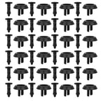 50Pcs Car Bumper Fender Black Rivet Car Fastener Clips 7mm Hole Car Rivets Clips For Toyota For Camry For Highlander For Carola