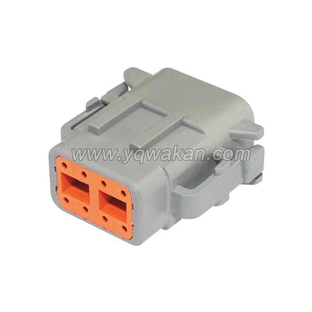 DTM Deutsch 8-Pin Connector Waterproof 1mm Automotive Wiring Harness Cable Socket DTM04-8PA DTM06-08SA