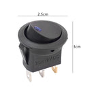 Automotive Rocker Switch 12V 3 Pin Cat Eye LED Light ON OFF Toggle Dash Replacement for Car Motorcycle Marine Boat RV Parts New