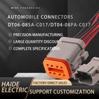 8-PIN Waterproof Electrical 1.6mm Male Female Connector For Car Motor With Wires DT04-08PA-C017 DT06-08SA-C017