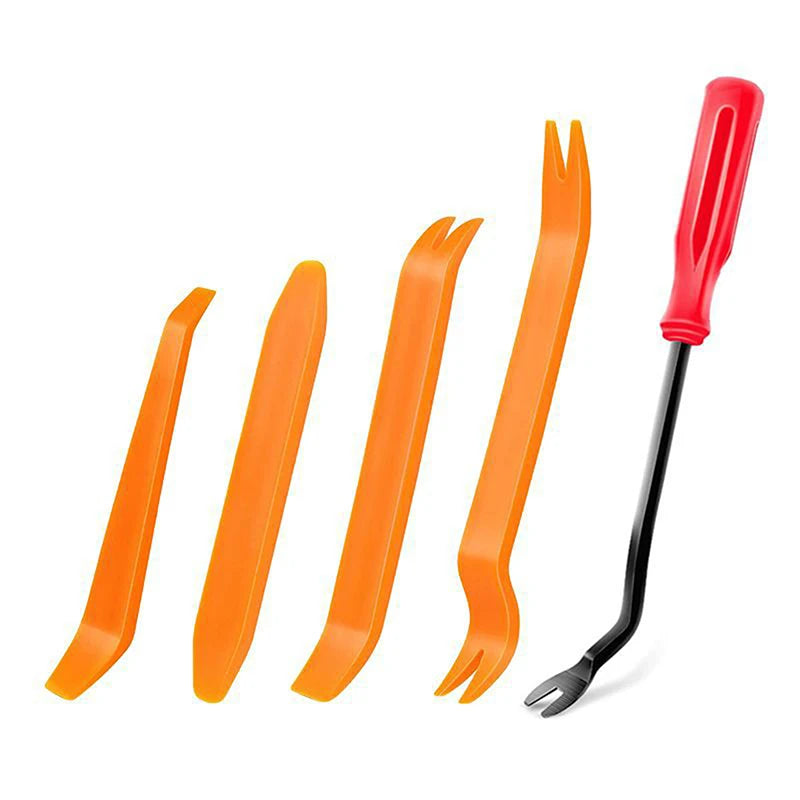 5Pcs/set DIY Accessories Car Buckle Car Audio Disassembly Tool Door Panel Interior Disassembly Driver Pry Bar
