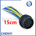23 Pin black male or female Car Door body plug instrument connector For Peugeot Citroen Picasso Xsara Sienna Elysee 206 207 C2