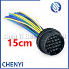 23 Pin black male or female Car Door body plug instrument connector For Peugeot Citroen Picasso Xsara Sienna Elysee 206 207 C2