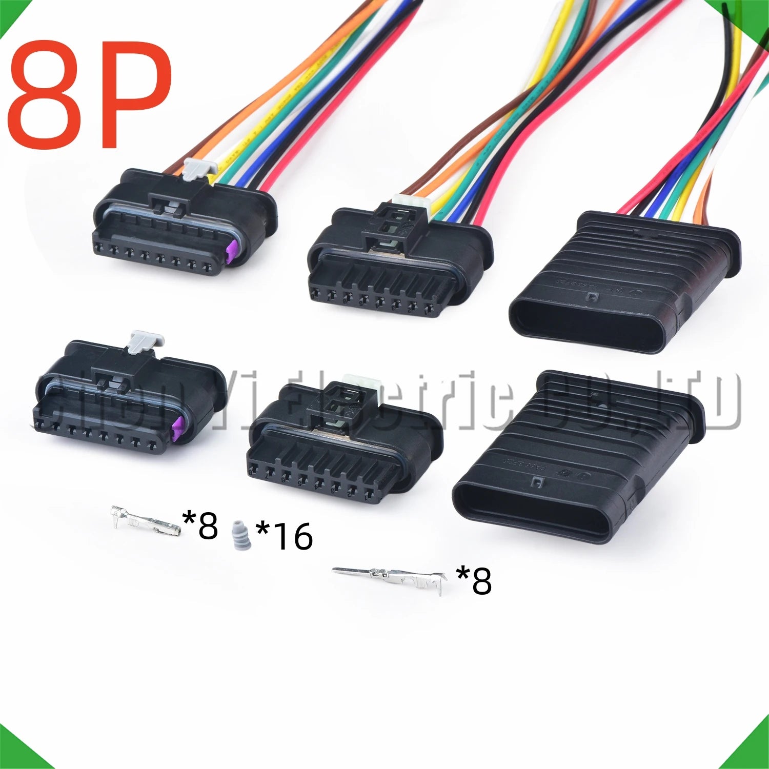 8-pin auto connector connector automotive connectors front bumper benz bmw