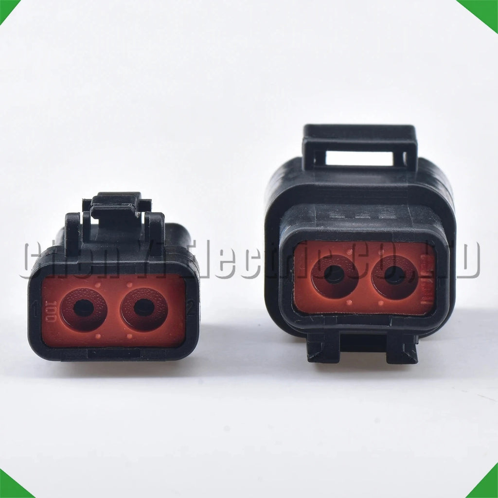2-Pin Connector Connector series Black Automotive waterproof connector DTP06-2S DTP04-2P