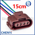 4 Pin Automotive waterproof connector Car oxygen sensor wire harness connector 1J0973724A 1J0973824A 1J0 973 724 A