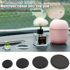 Car Non-slip Mat Silicone Round Anti-skid Toy Pad Gel for Mobile Phone Key Holder Sticker Pad Interior Accessories