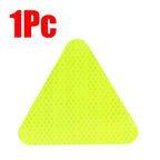 1-4Pcs Safety Reflective Sign Board Reflective Sticker Warning Triangle Warning Reflector Truck Stop Warn Sign Plate Rear Light