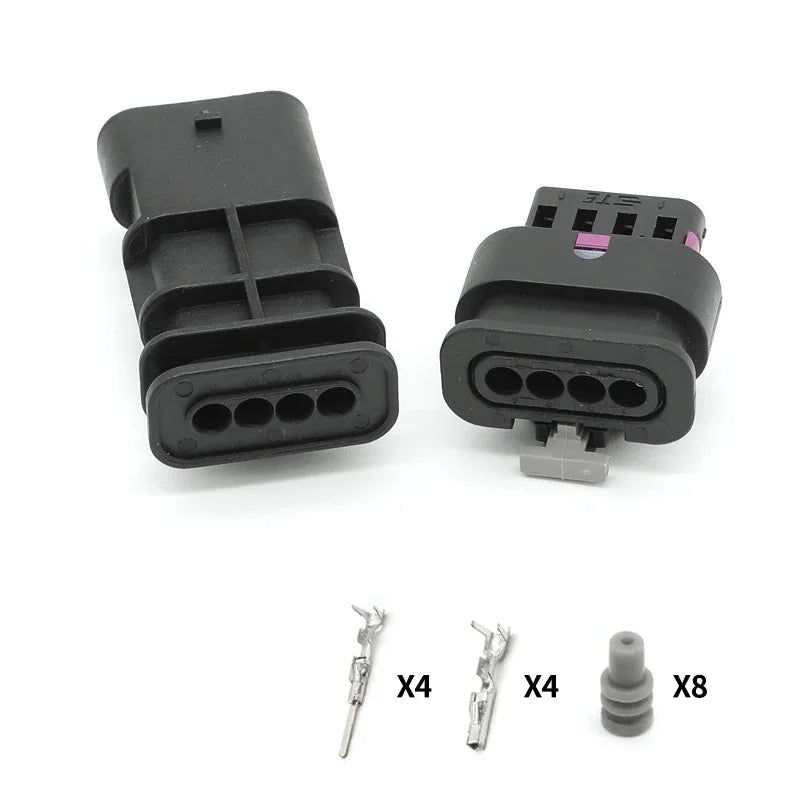 5/10/100 Sets 2P/3P/4P/5P/6P1-1718645-1 1-1670916-1TE type wiring harness connector reversing radar plug waterproof connector