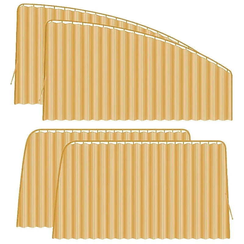 4PCS Magnetic Car Sunshade Window Curtain Auto Window Sun Shade Privacy Sun UV Protection Window Car Interior Accessories Amagi