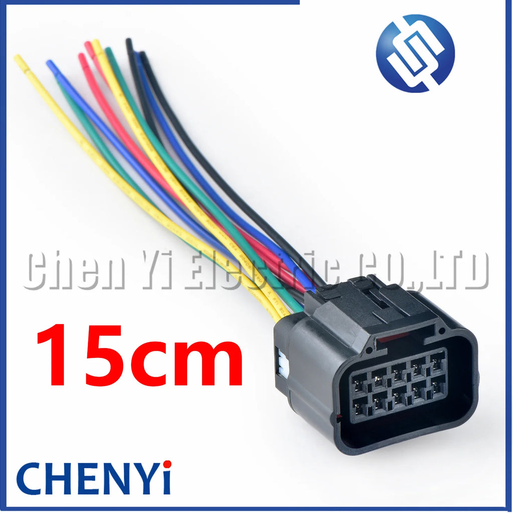 10 Pin Automotive waterproof connector harness plug 6189-0767 For Hitachi excavator 4HK1 6HK1 EGR Solenoid Valve