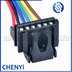 6 Pin Automotive connector socket rear lamp Tail light Wire harness plug 7701477989 7703297051 For Renault Clio II