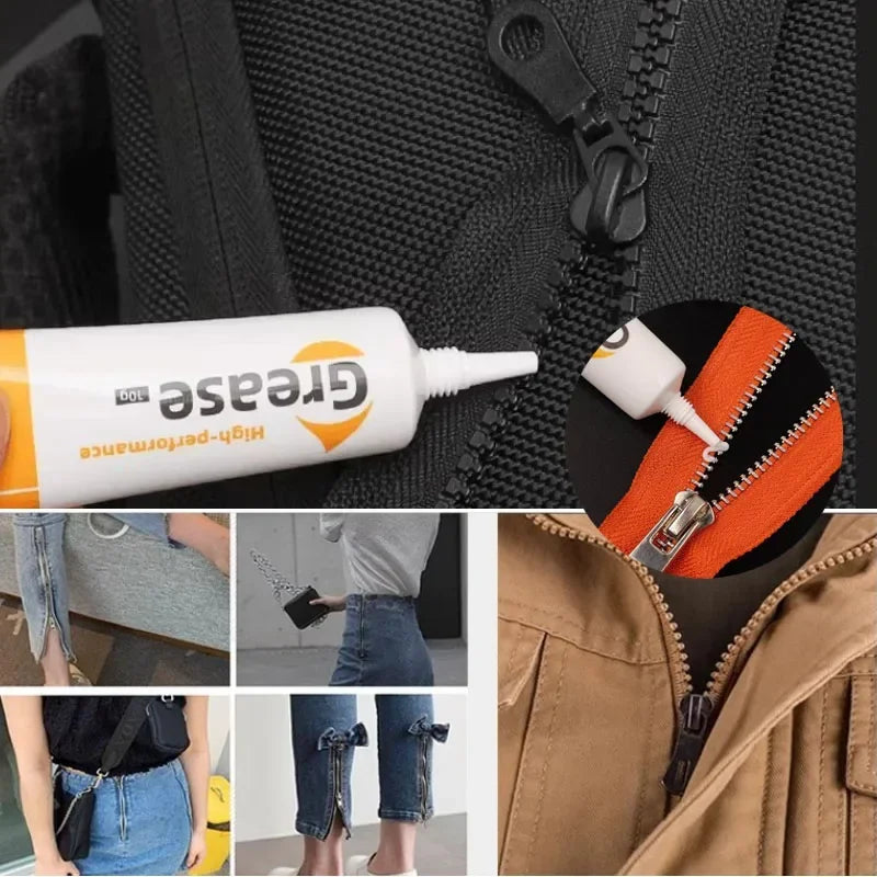 Zipper Lube Multifunctional Zipper Grease Lubricant For Clothes Efficient Lubricant Tube Lubricating Greas Repair Stuck Amagi