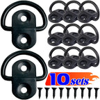 1-10sets Cargo Net Floor Hook Fixing Kit Rear Trunk Boot Tie Down Hook Ring Loop Fix Hang Flat Screen Auto Fasteners Accessories