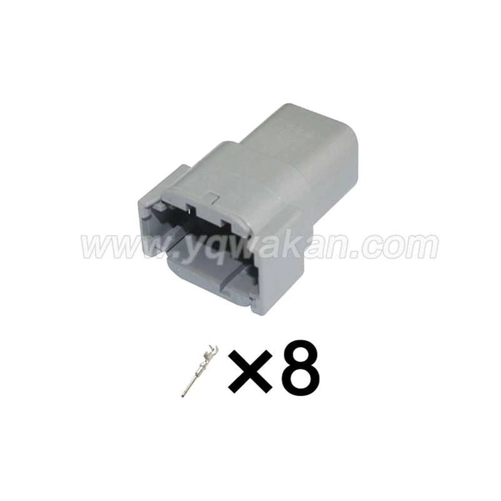 DTM Deutsch 8-Pin Connector Waterproof 1mm Automotive Wiring Harness Cable Socket DTM04-8PA DTM06-08SA