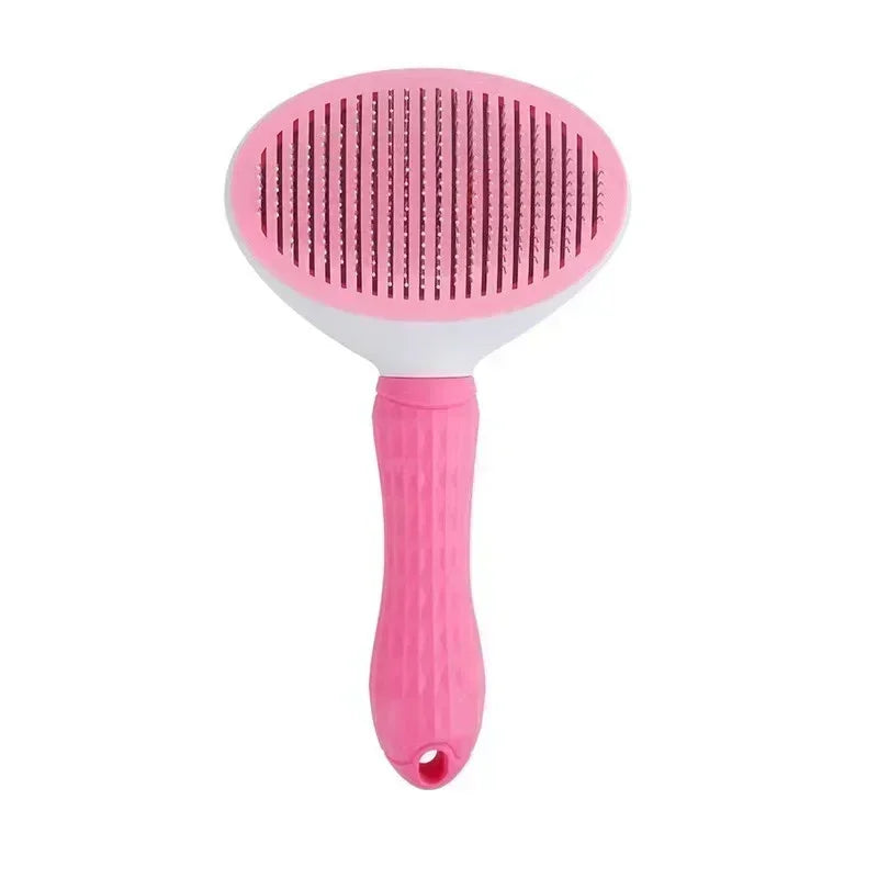 Pet Dog Brush Cat Comb Self Cleaning Pet Hair Remover Brush For Dogs Cats Grooming Tools Pets Dematting Comb Dogs Amagi