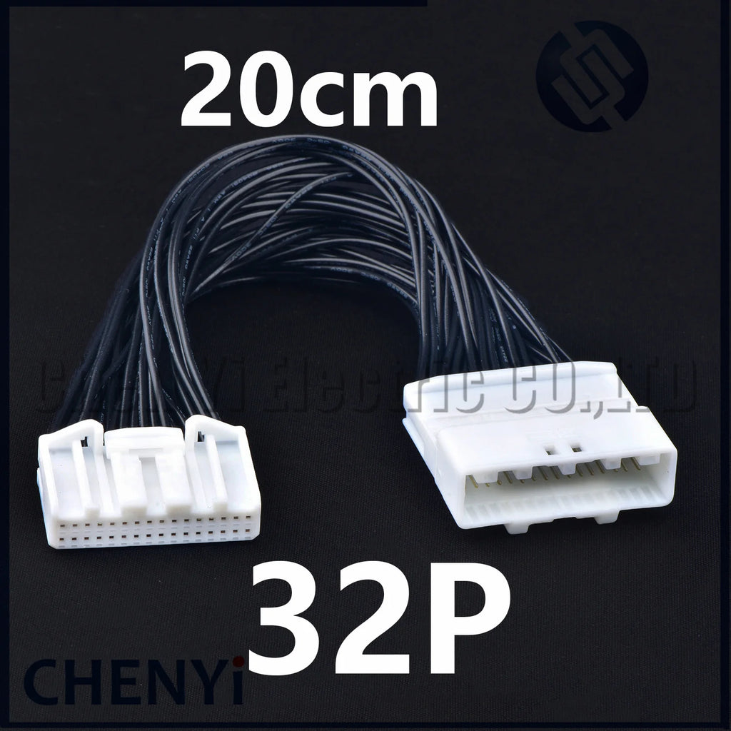 32 Pin Auto multimedia navigation screen CD host Wire harness Plug Connector 1318747-1 1473799-1 1612268-1 For Toyota Nissan