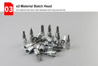 Motorcycle 46pcs 1/4 Inch Drive Socket Ratchet Wrench Set Complete Car Repair Kit for Auto and Bicycle Maintenance Tools amagi