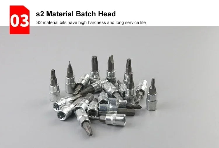 Car Toolbox Set Fast Ratchet Wrench 53/46pcs Socket Group Bit Industrial-grade Toolbox Auto Repair Tools Set Maintenance Amagi