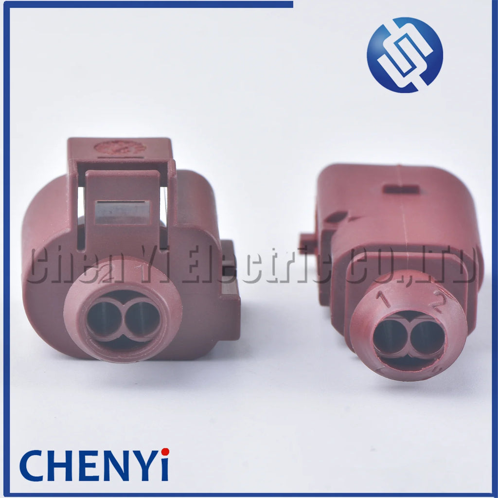 2 Pin Auto Connector Electric hand brake rear brake wheel cylinder motor Wire harness Plug 6X0973802A 1J0973702A 1J0 973 702A
