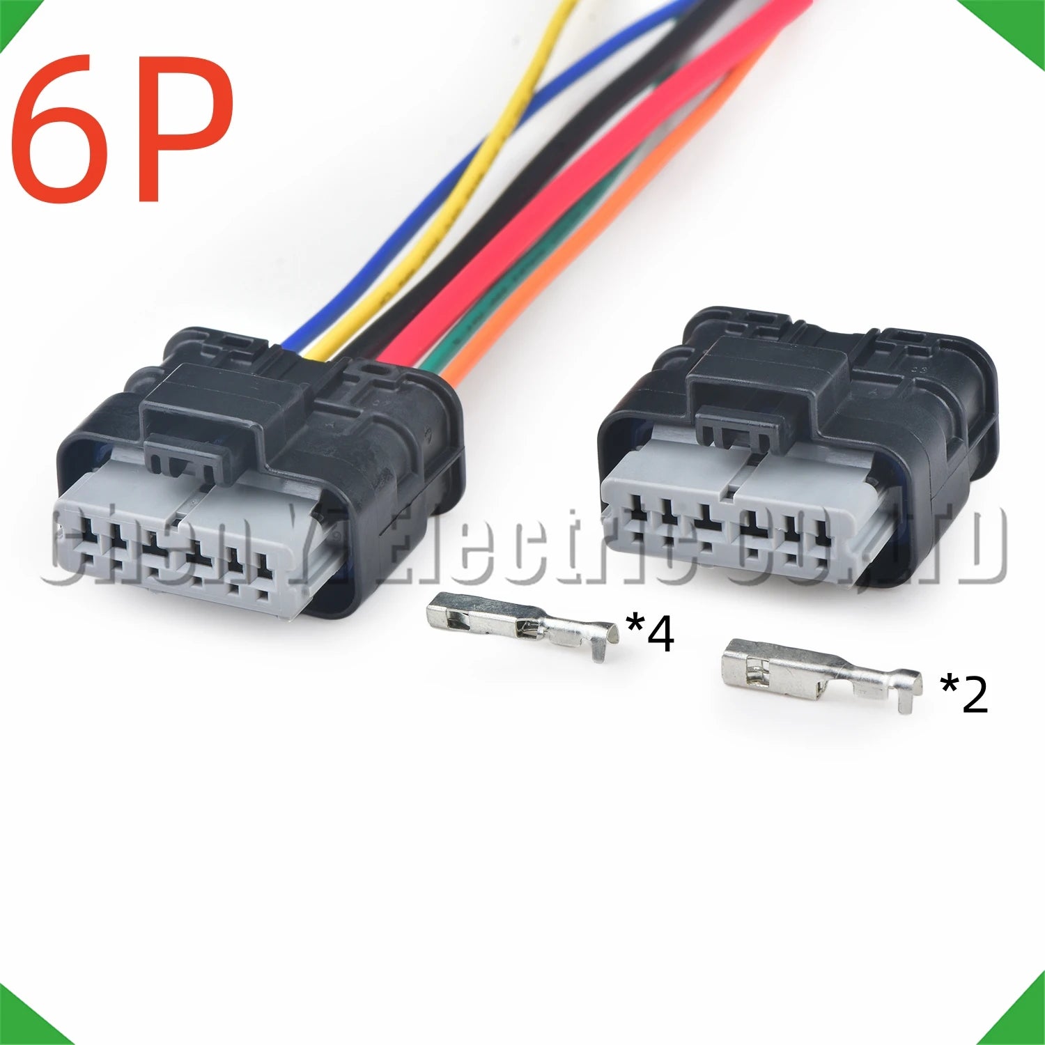 6-pin auto connector automotive connectors light harness nissan tail light