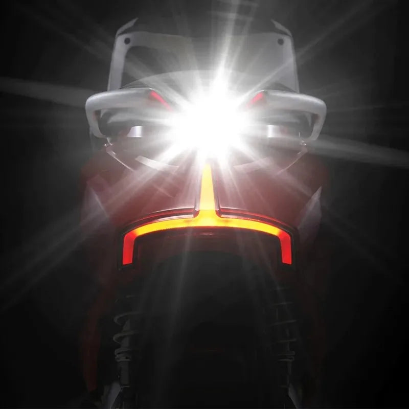 Mini Turn Signal Eagle Eye Shape Tail Rear Light Brake Fog Lamp Bulb Motorcycle Signal Lamp LED License Plate Light Accessories