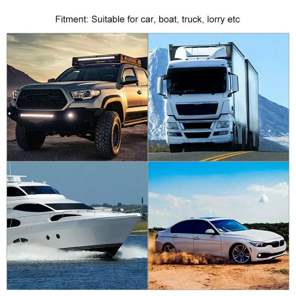 Super Loud 600DB Dual Trumpet Train Horns for Trucks 12V Stainless Steel Electric High Decibel Chrome Finished Car Speaker with