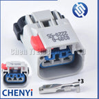 1 set 3 Pin 2.8mm female auto waterproof wiring harness plug cable electric sealed plug connector 54200309 54200309-B 54200313