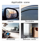 1-4PCS Car Side Window Rearview Rain Film Anti-Fog Rain-proof Car Window Mirror Waterproof Sticker Films Decals Rain Proof Films
