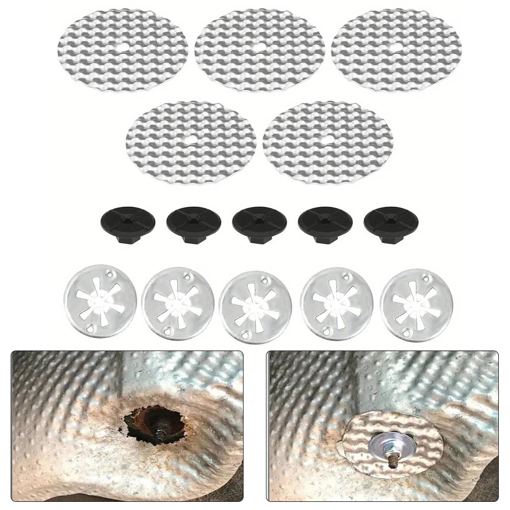 15PCS Auto Heat Shield Repair Kit N90796501 Heat For Protection PlateHeat Shield Washer Attachment Repair Kit Car Accessories