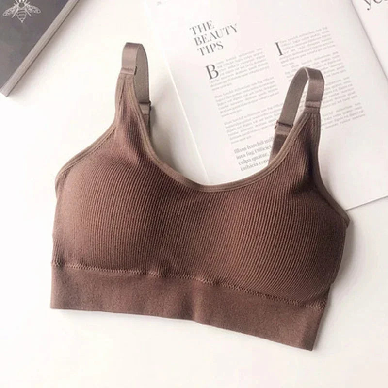 Breathable Sports Bras Women Hollow Out Padded Sports Bra Top Plus Size Gym Running Fitness Yog Sports Seamless Fitness Amagi