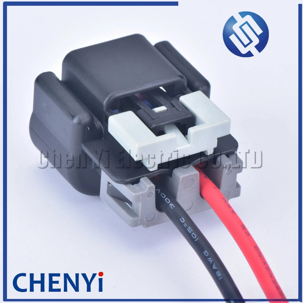 2 Pin 6.3mm Automotive Waterproof Connector Sensor Plug Electrical Auto Fan Cable Wire Socket 15454358 With wire or with Pin