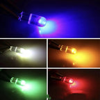10/5pcs W5W Led T10 Car Light COB Glass 6000K White Auto Automobiles License Plate Lamp Dome Read DRL Bulb Style 12V Universal