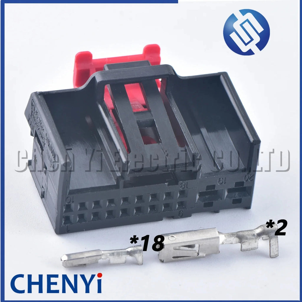 20 Pin Automotive Air Conditioning Controller Door module controller plug Socket 1-1394805-1 1-1394803-1 1K0971975