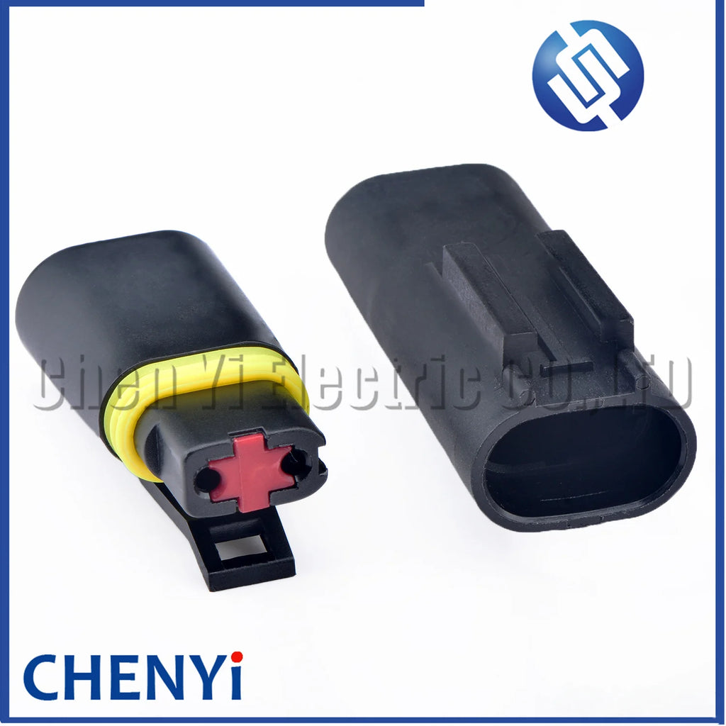 2 Pin Automotive waterproof fuel level sensor connector Transmission Fuel injector plug CY73022-1.8-21 CY73022-1.8-11 with Pin