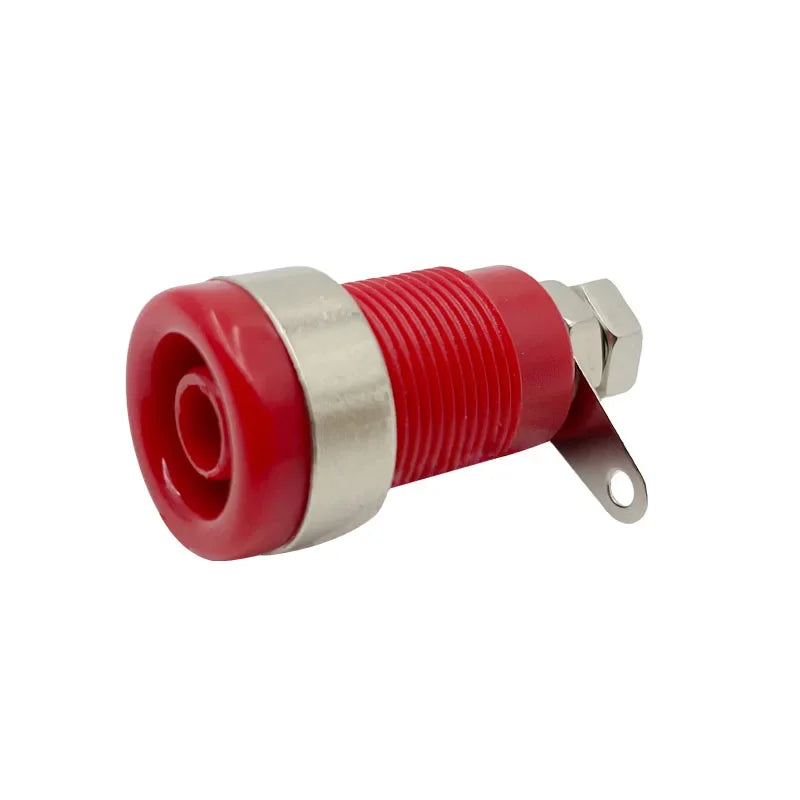 20PCS 4mm Banana Socket 32A Panel Mount Female Connectors, Insulated Safety Binding Post Jacks, 5 Colors for DIY Projects