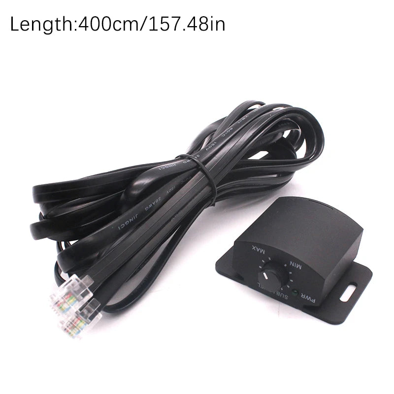 Car Amplifier Volume Remote Controller Speakers Subwoofer Volume Adjustable Switch Converter Subwoofer Volume Adjuster