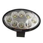 Car LED Work Lamp Fog Light 5inch 24W Oval LED Work Lamp Fog Light Truck OffRoad Tractor Flood Beam Direct Current 12V 24V