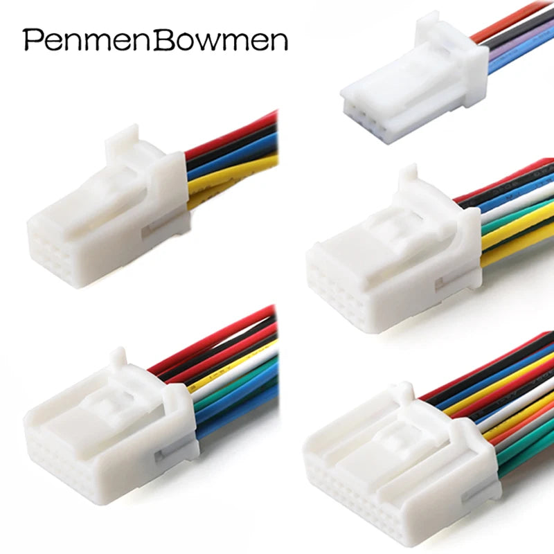 1 Set 4 8 12 16 24 32 40 Pin Car Navigation Reversing Audio Vehicle Central Control Electrical Connector Wire Harness Plug