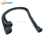 Applicable to Ford Chevrolet Maxus V80 Cadillac modified dual snail-shaped speaker 1-inch 2-plug wiring harness