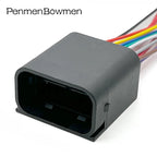 1 Set 12 Pin Car Led Lamp Headlight Electrical Cable Connectors Wire Harness Plug 61132359991 For BMW 1-1452335-1 1-1452334-1